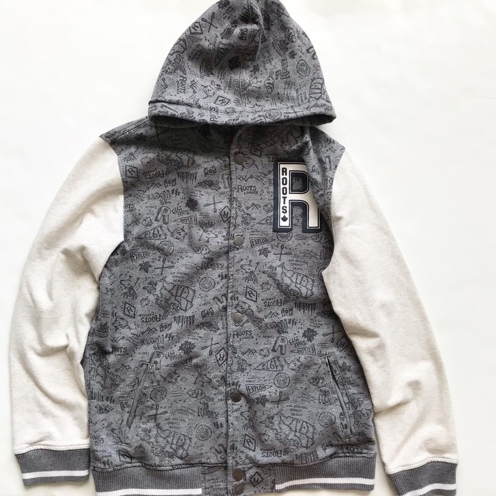 Roots hooded sweatshirt jacket VGUC XXL(13-14Y)